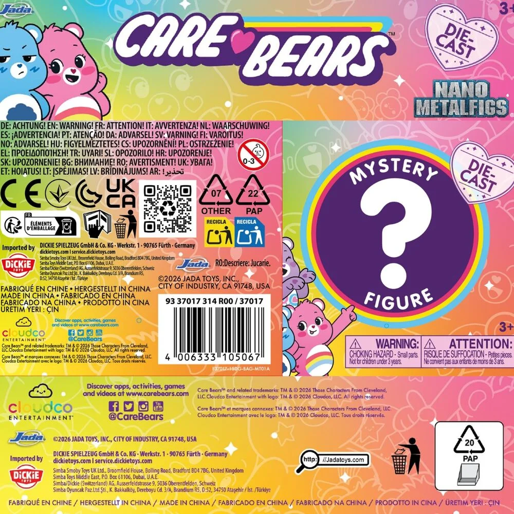 Care Bears Surprise Metalfigs Figure 4cm - 1 Unidade